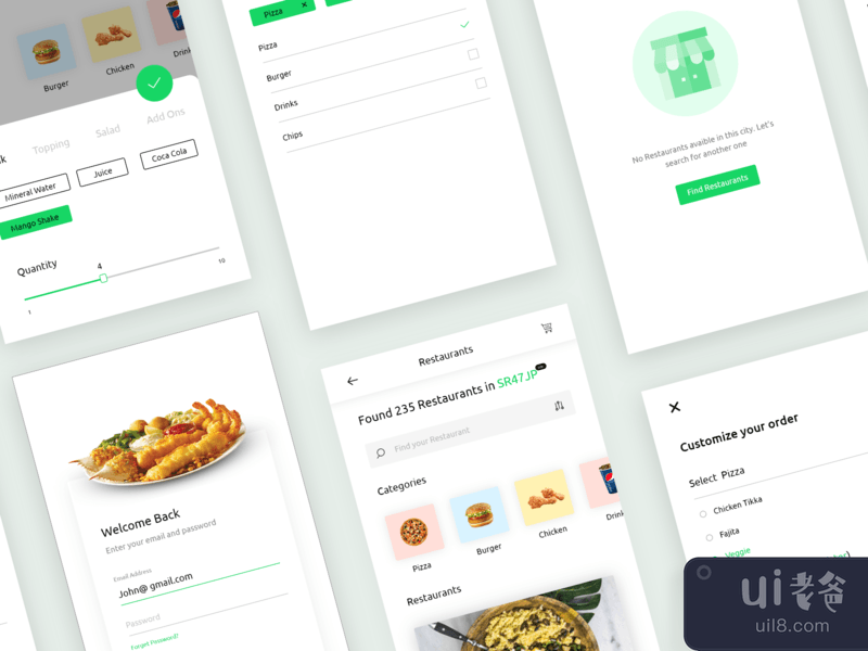 Restaurant Finder App - UI Design