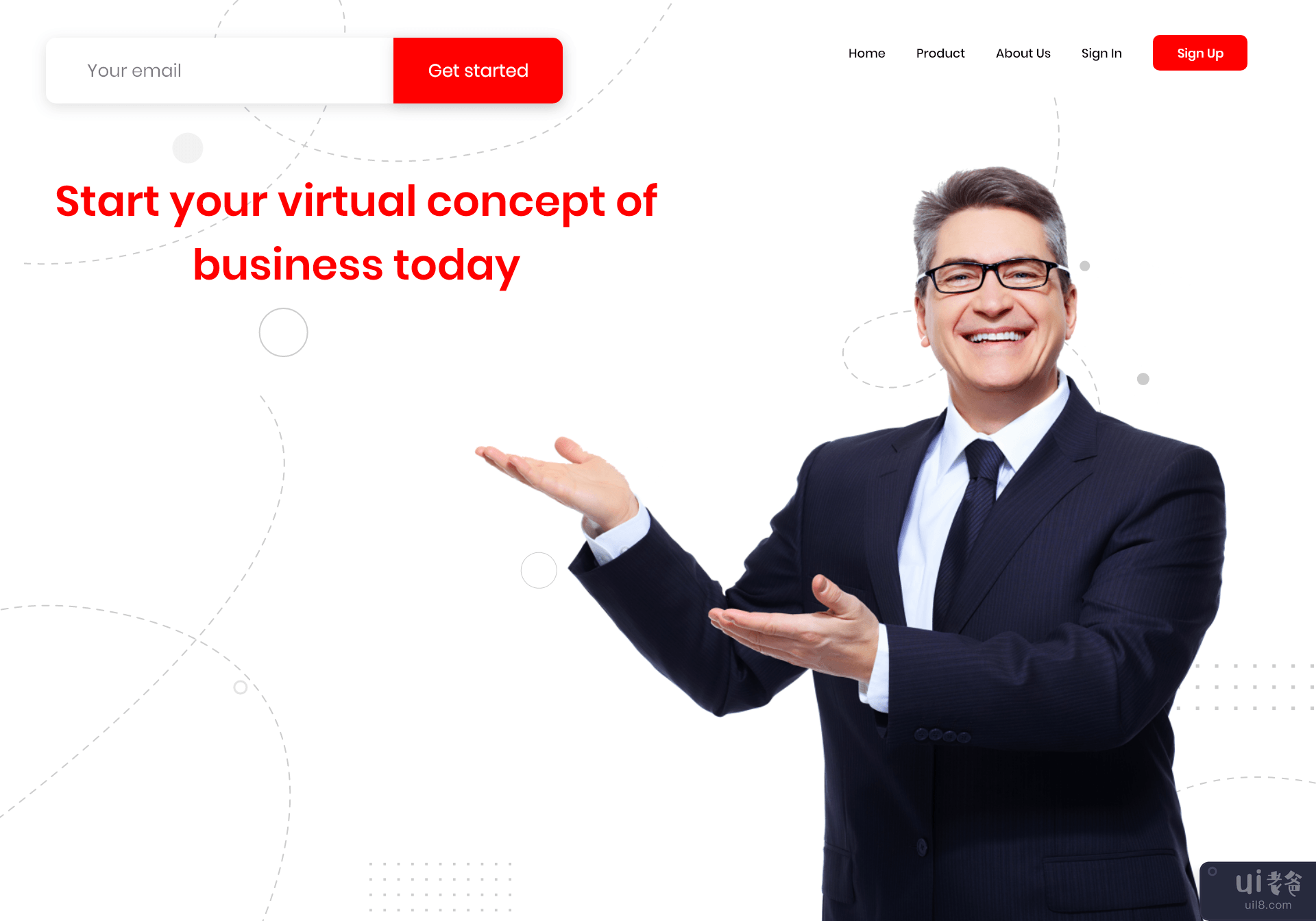 业务登陆页面(Business landing page)插图