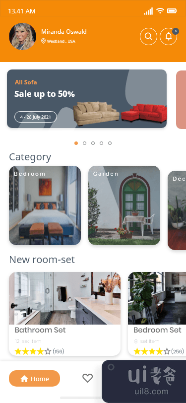 家具应用程序 - iOS 设计(Furniture Apps - iOS Design)插图2