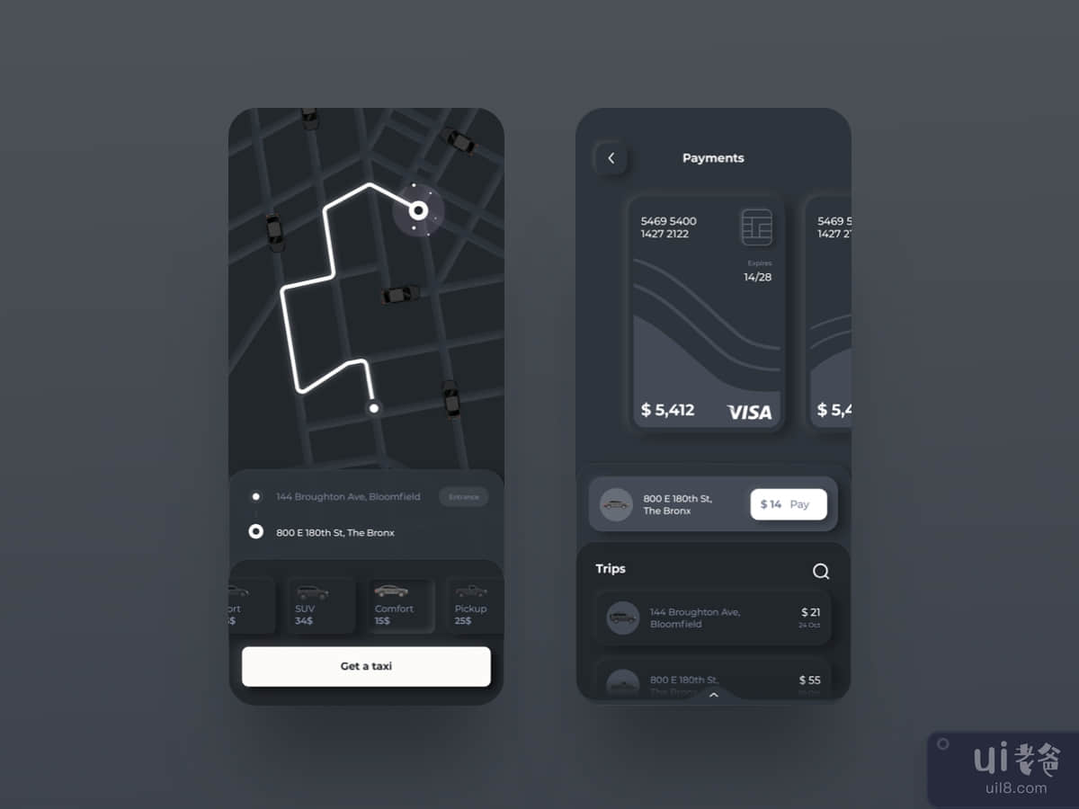 Taxi - Mobile app