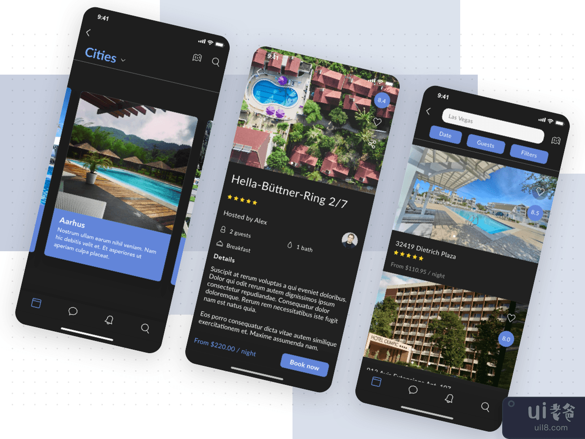 Booking App UI Concept