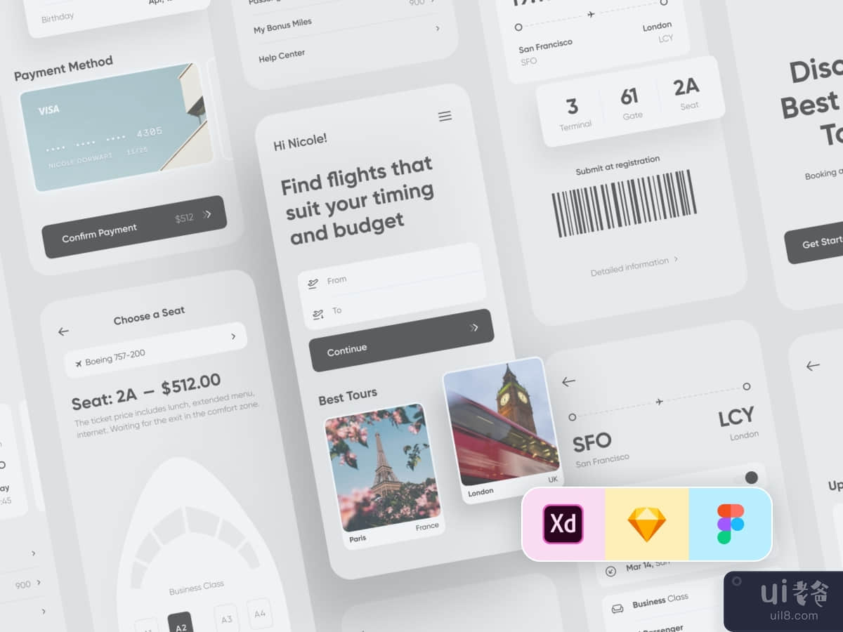 Ticket App Concept Design (Air)
