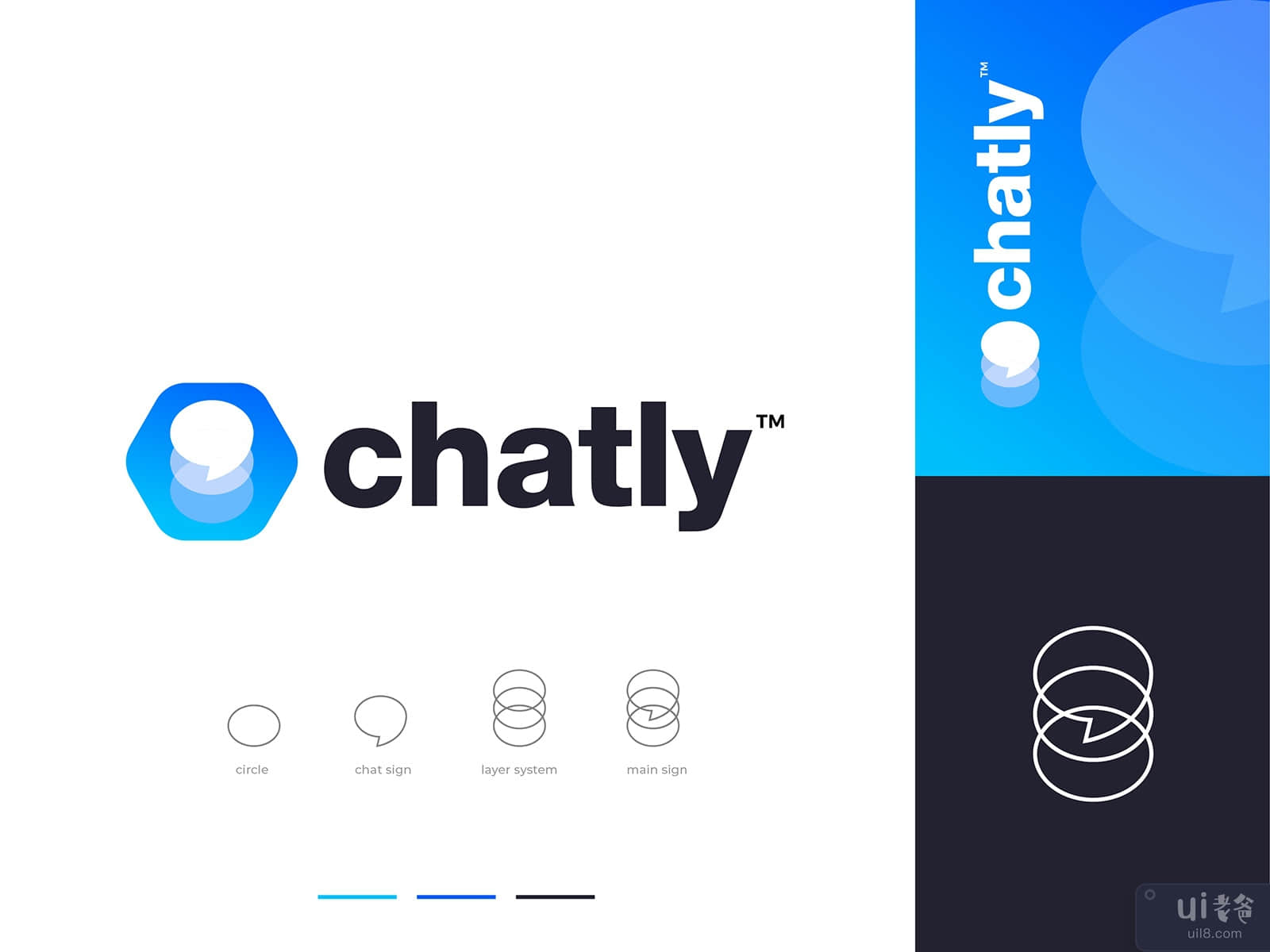 Chatly Logo Design