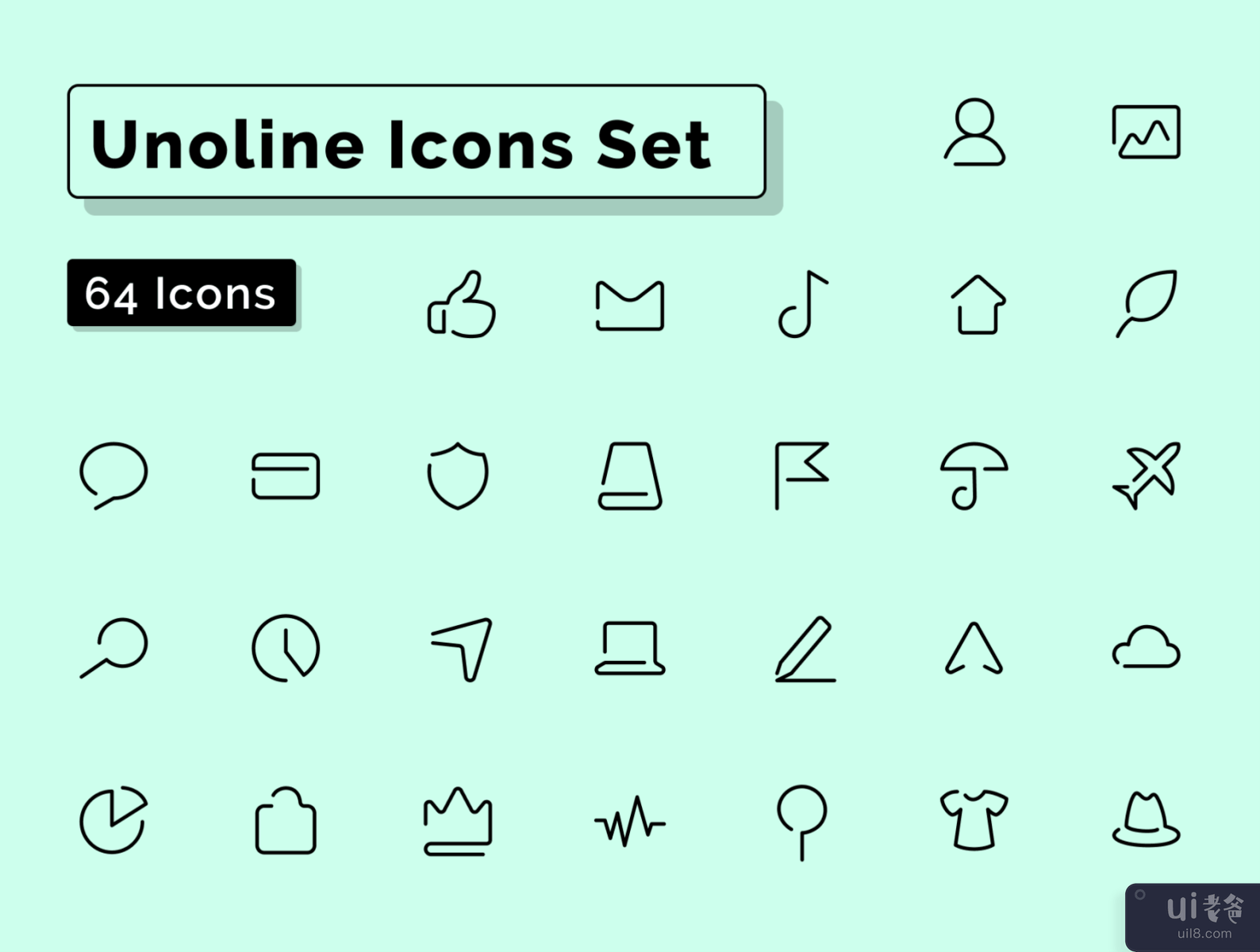 Unoline Icons Set - Complete