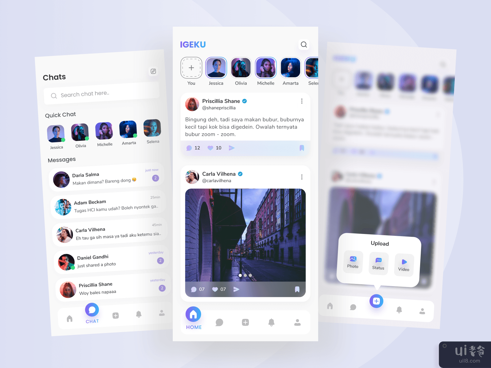 Social Media Design Concept