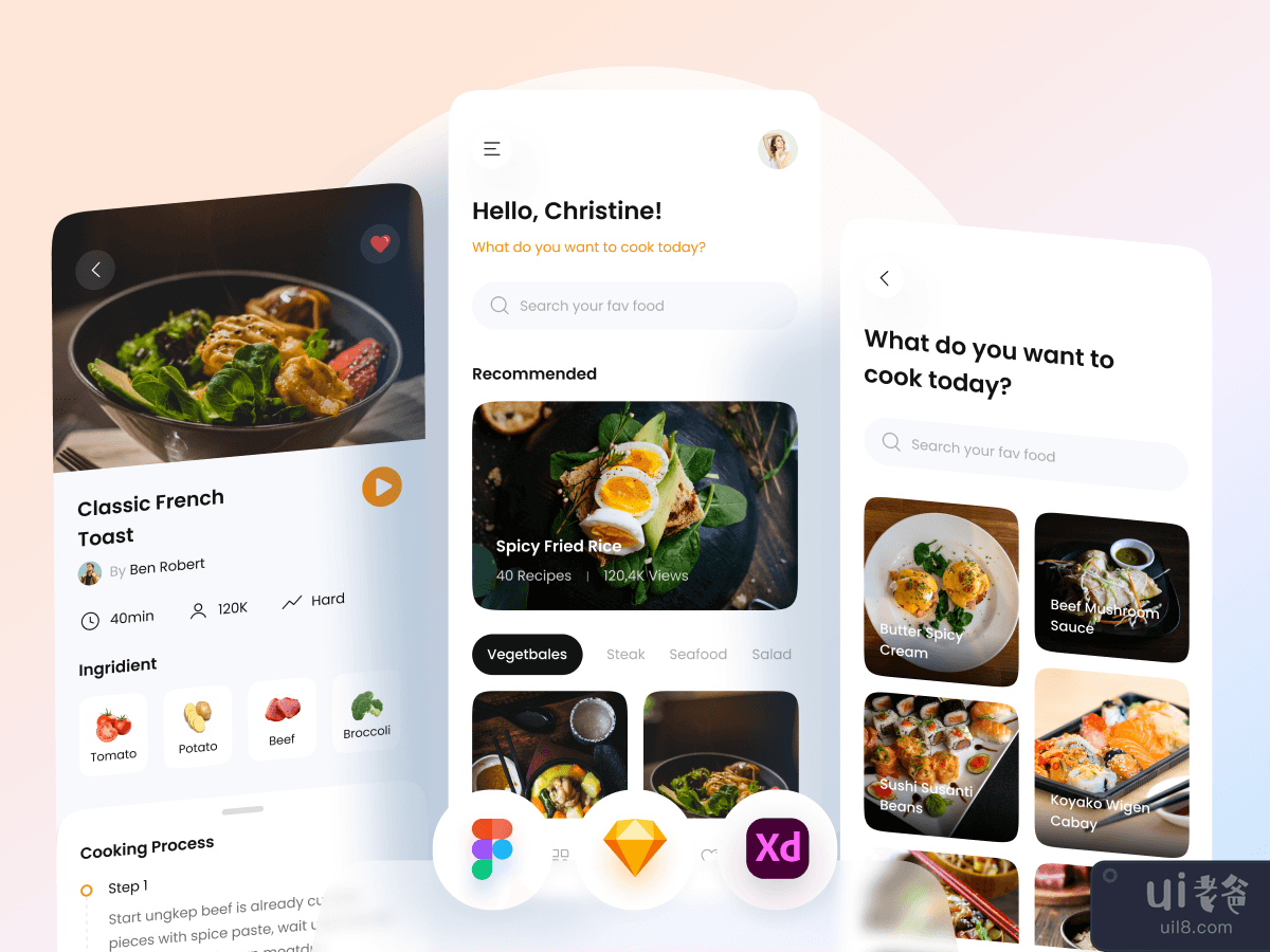 烹饪和食谱移动应用程序(Cooking and Recipes Mobile App)插图3