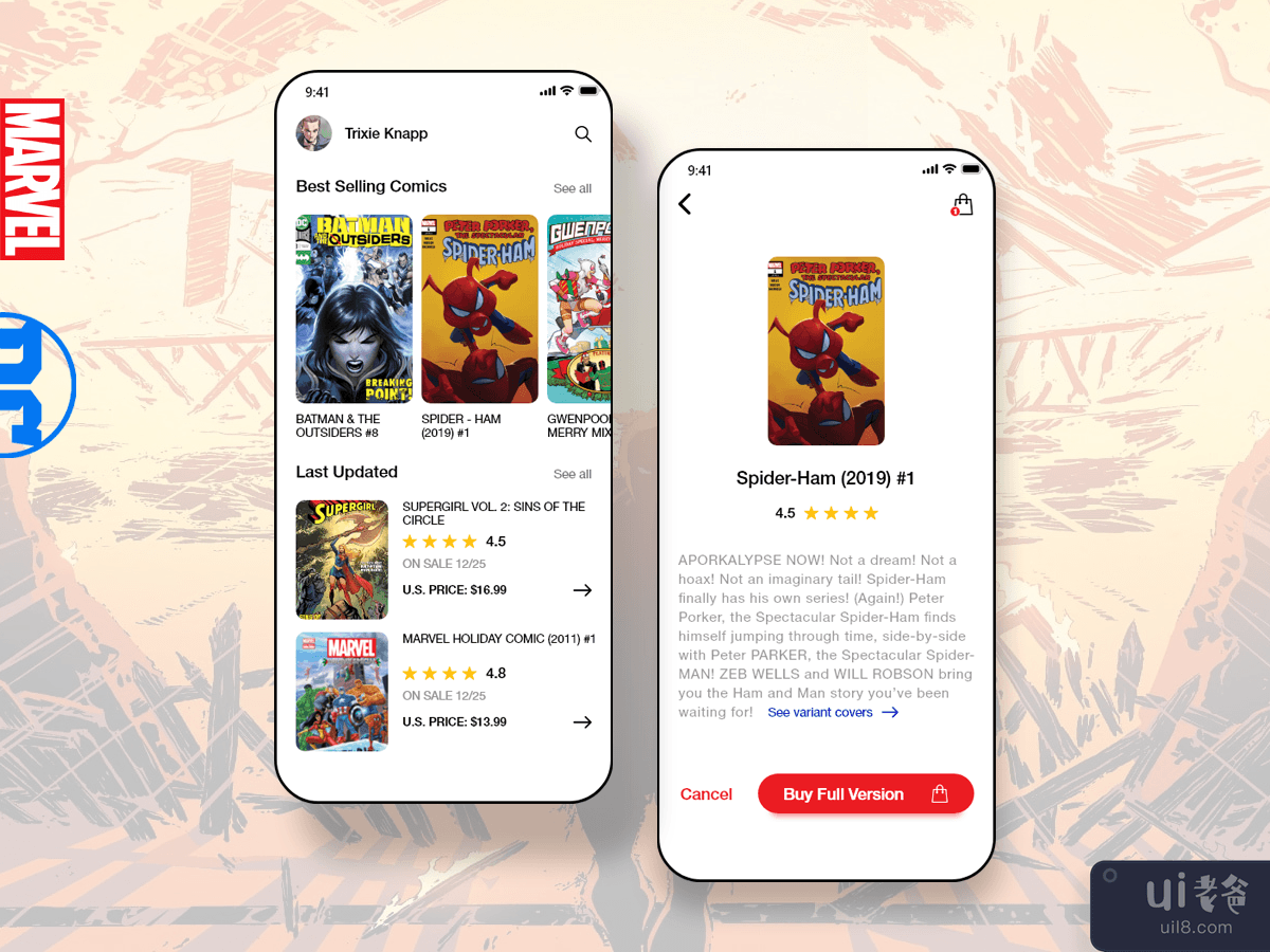 Comics App Concept