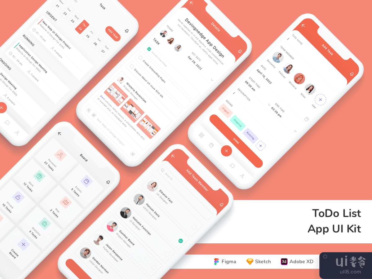 ToDo List App UI Kit