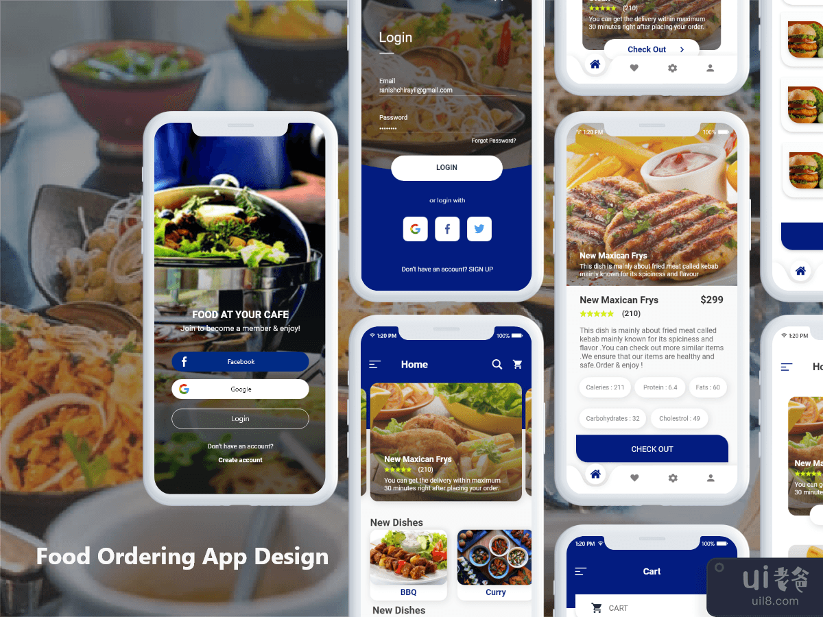 Food Orderiing App design