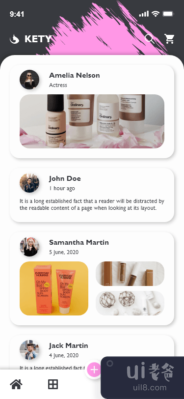 美容产品用户界面(Beauty Product UI)插图1