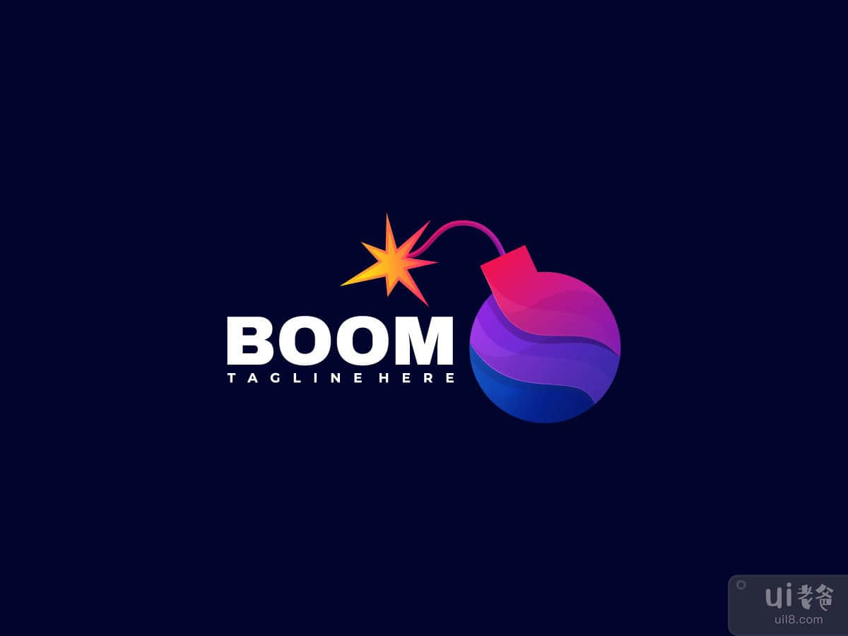 Boom logo design 
