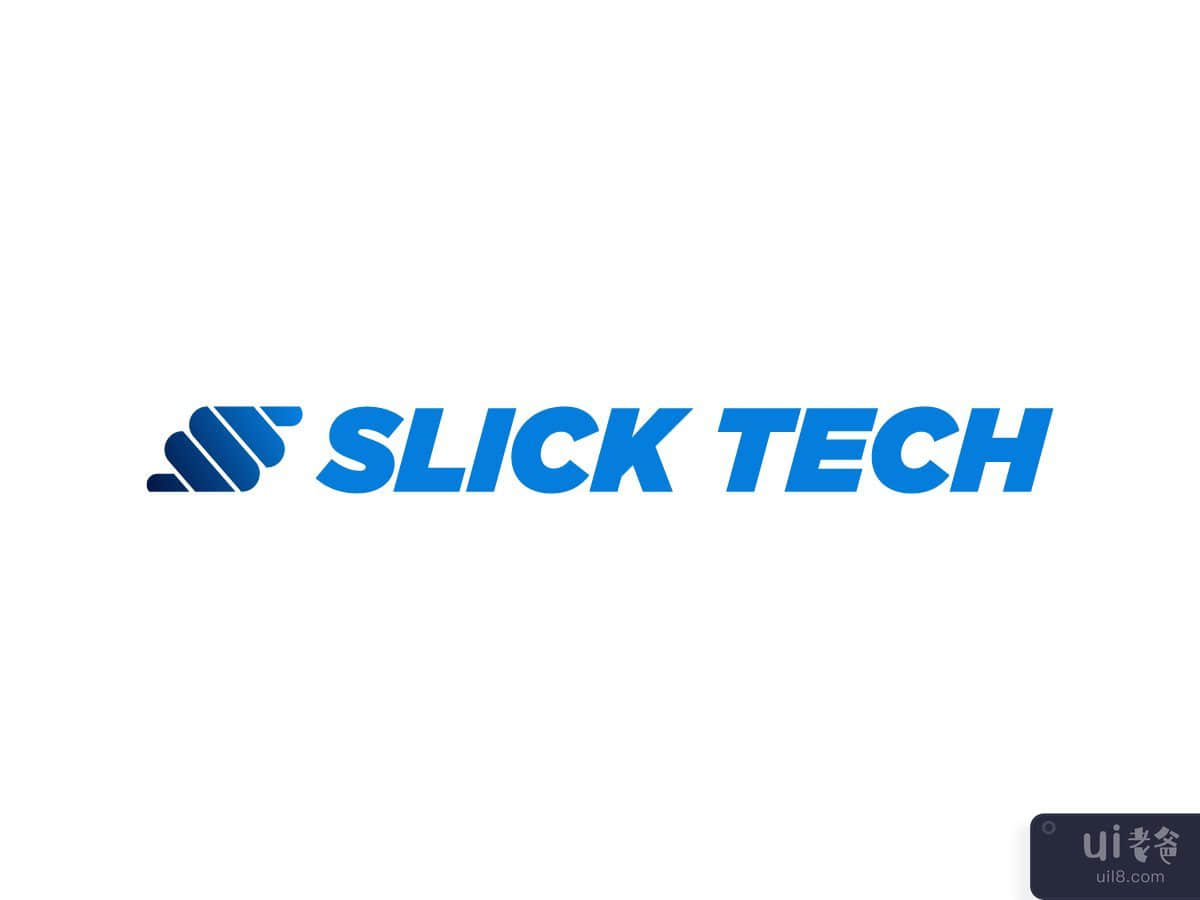 光滑的技术标志模板设计(Slick Tech Logo Template Design)插图