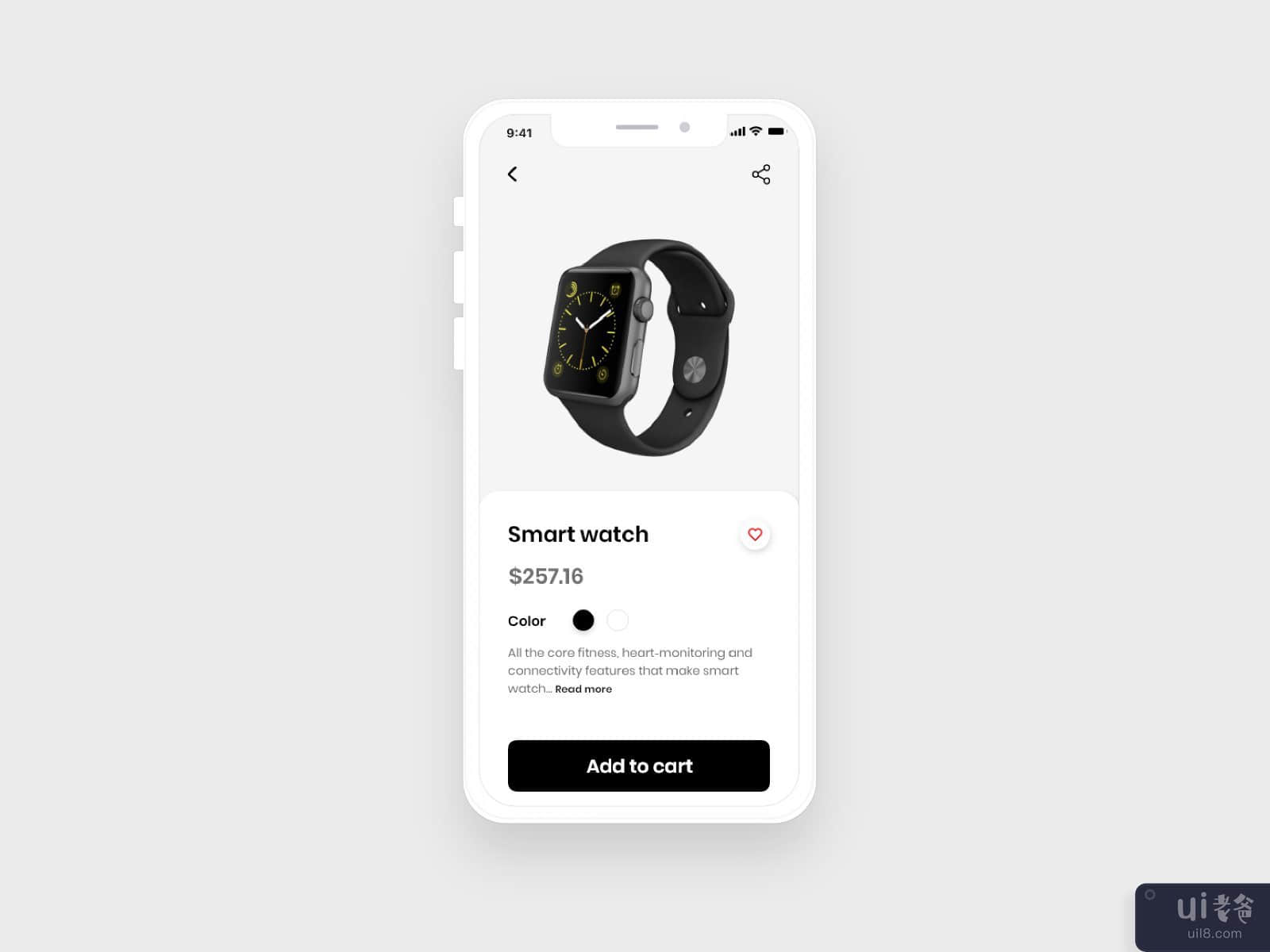 智能手表商店应用程序(Smartwatch shop app)插图2