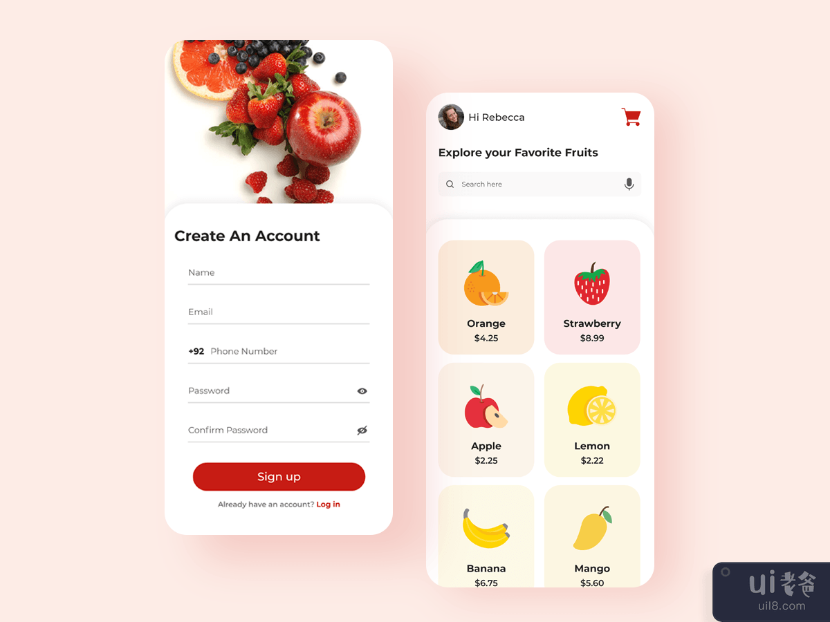 Fruits Store App