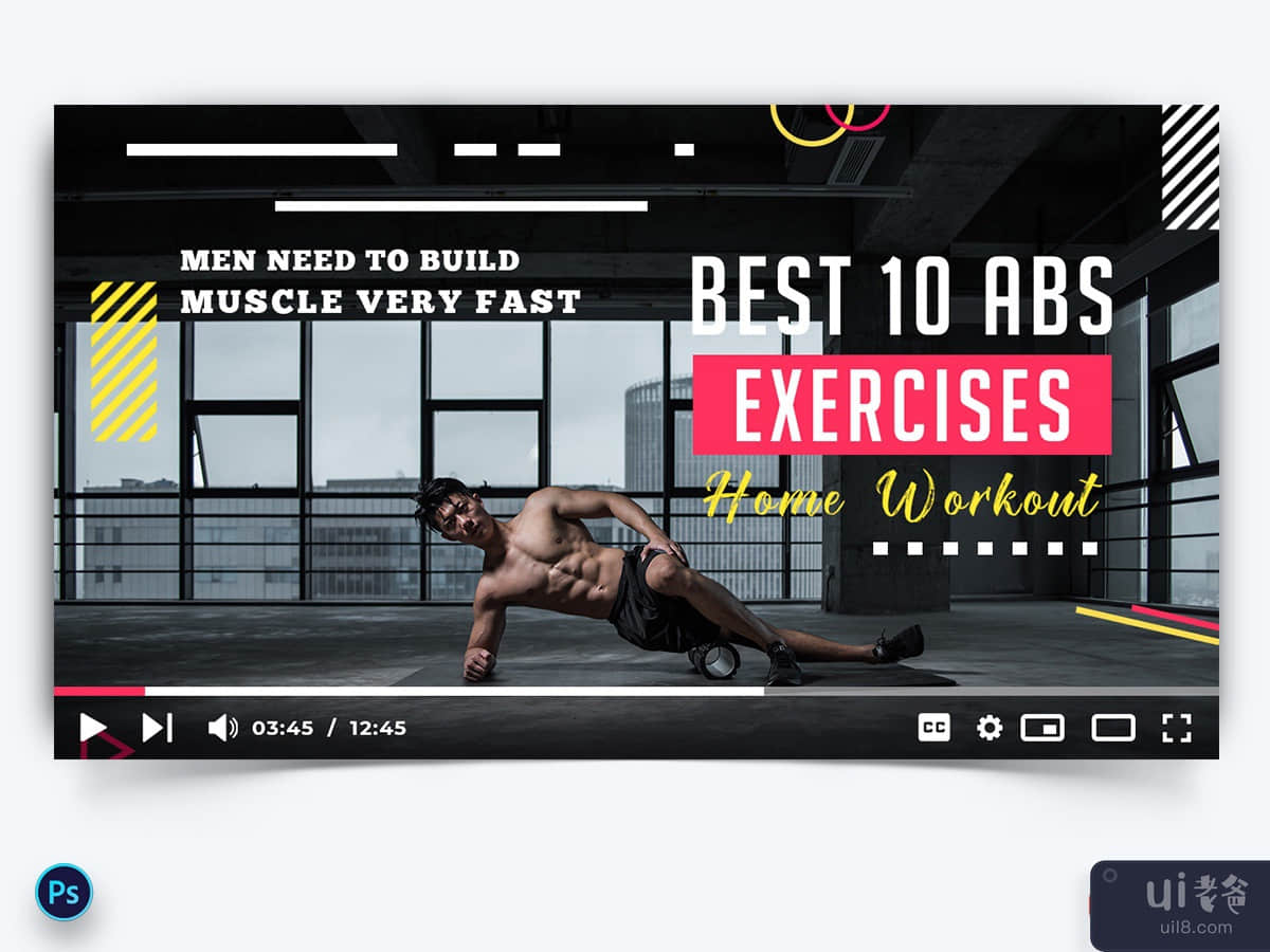 Fitness Youtube Thumbnails