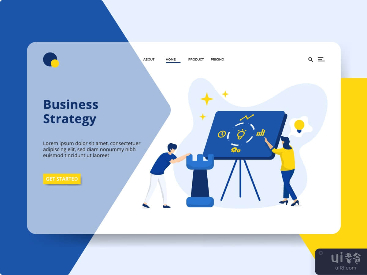 Illustration Business Strategy concept