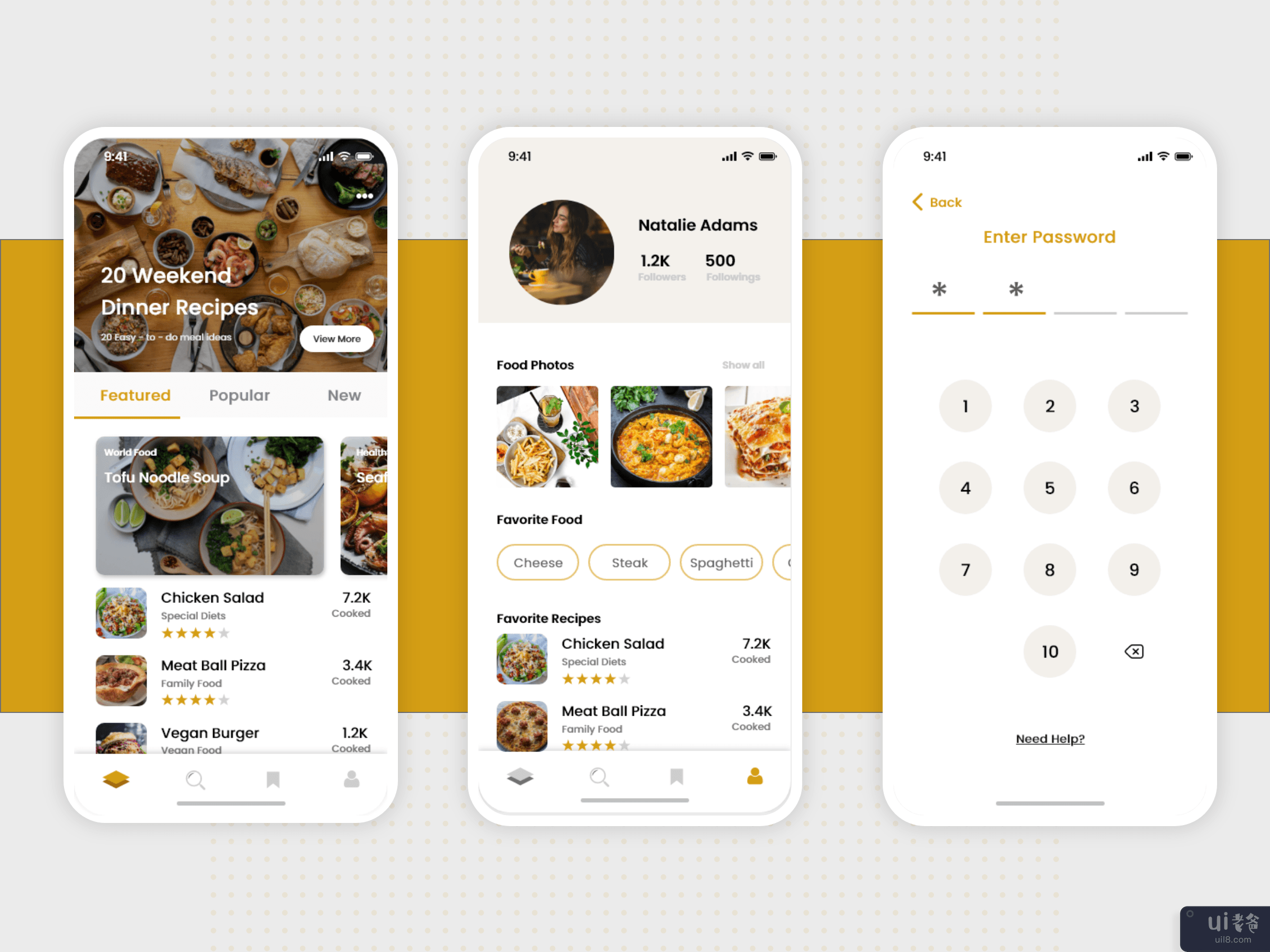 餐厅食谱应用程序(Restaurant Recipe App)插图1