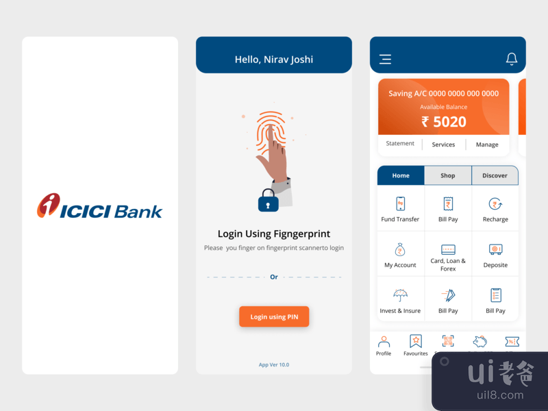 ICICI App Redesign