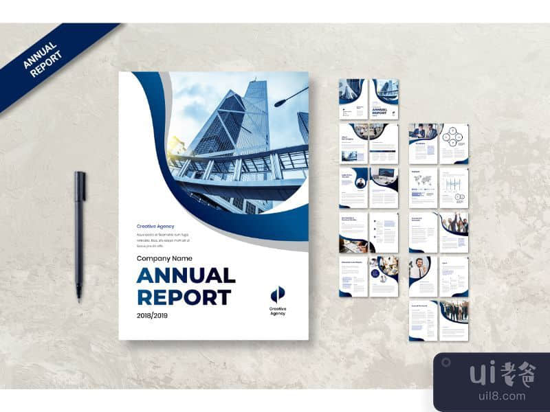 Annual Report Creative Agency Perfomance