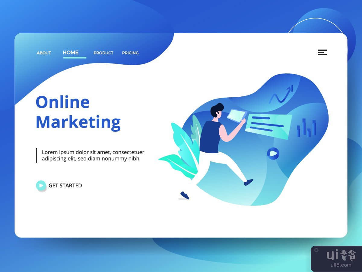 Landing Page Online Marketing