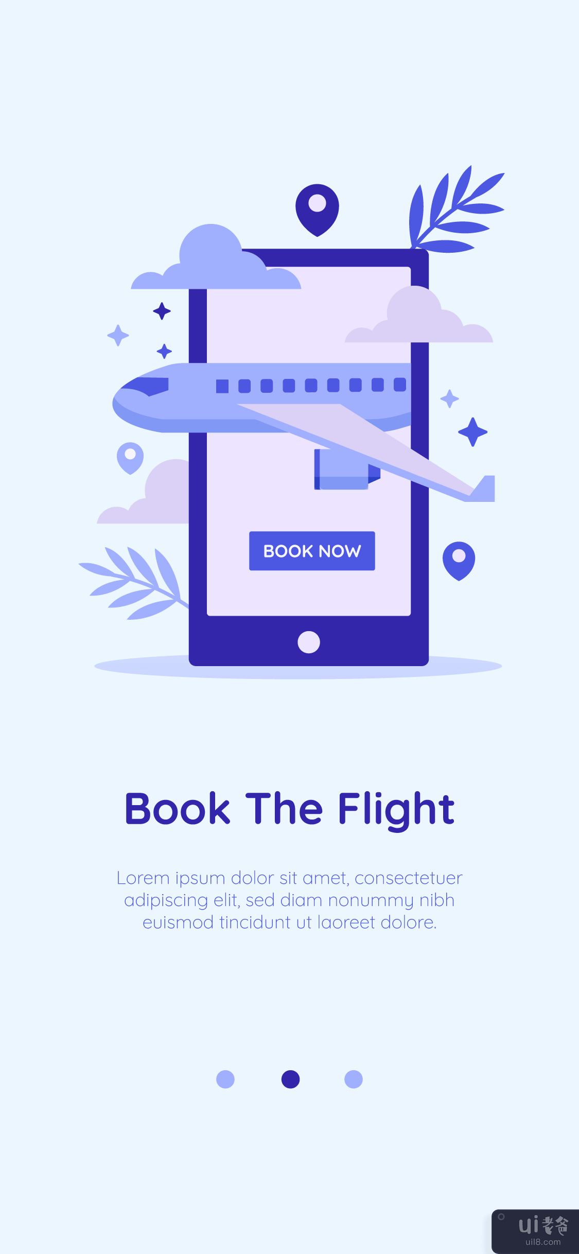 旅游应用概念(Travel App Concept)插图2
