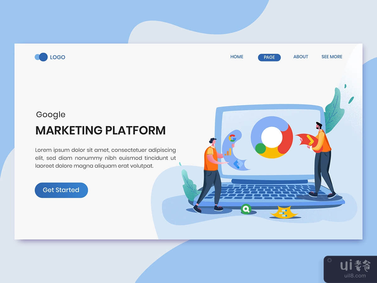 Marketing Platform Landing Page