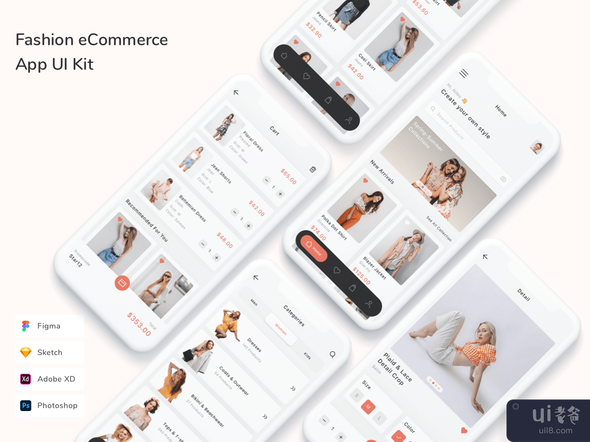 Fashion eCommerce App UI Kit