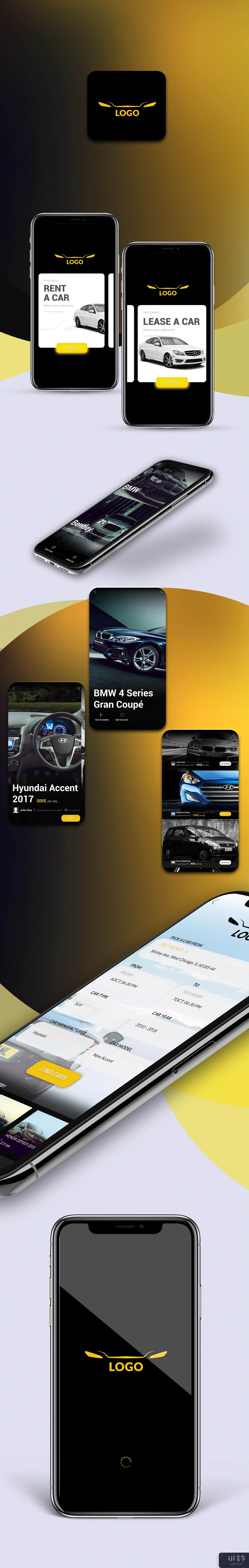 租车应用程序设计(Car Rental App Design)插图9