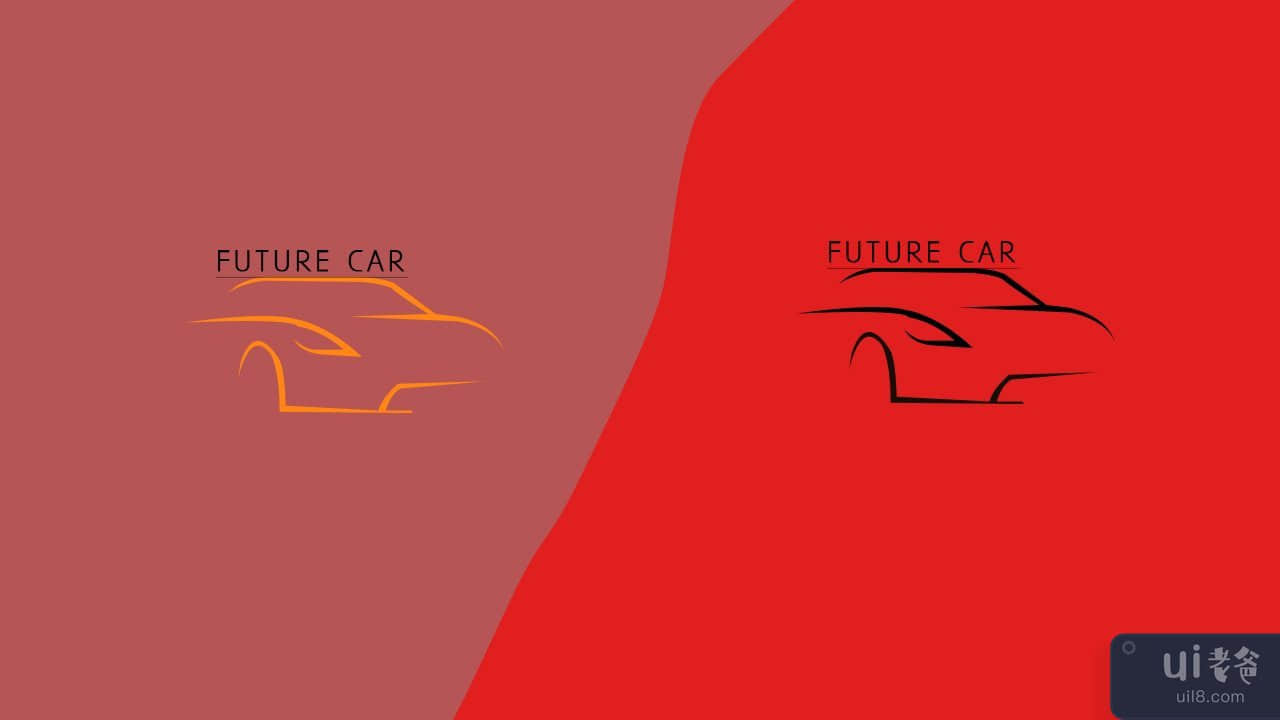 未来汽车标志作为品牌(Future car logo as branding)插图1