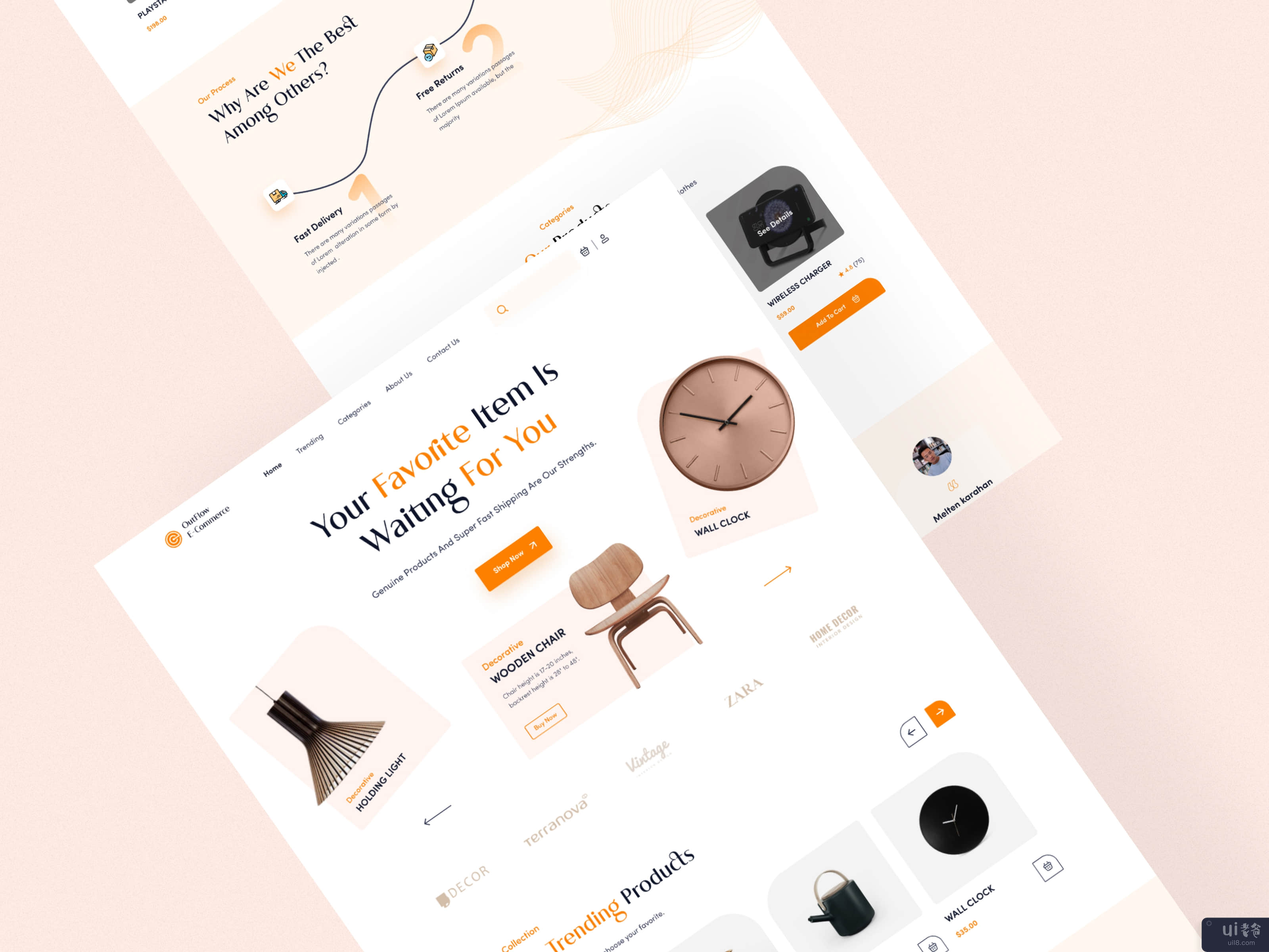 OutFlow电子商务网站模板(OutFlow E-Commerce Website Template)插图1
