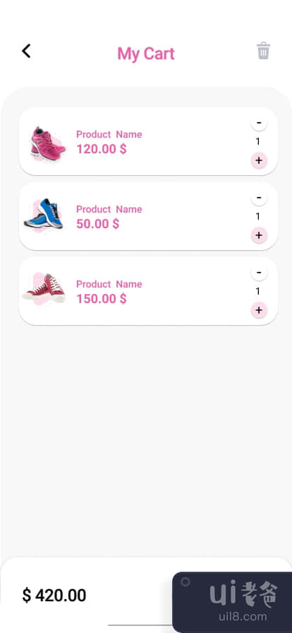 购物电子商务移动应用程序(Shopping E-Commerce Mobile App)插图