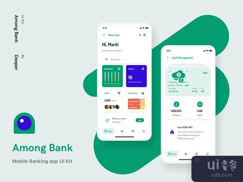 Among Bank - Mobile Banking UI Kit (#1)