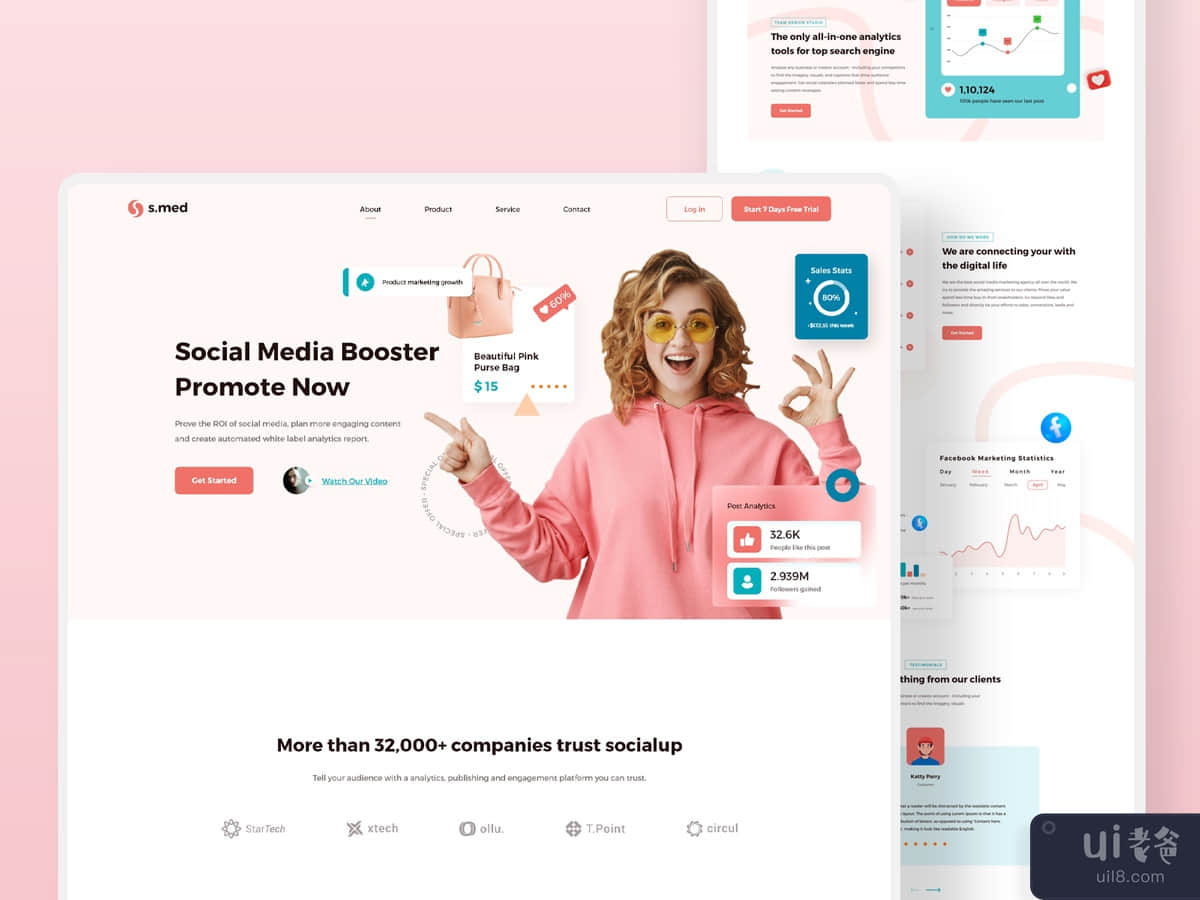Digital Marketing Agency Promote Landing page