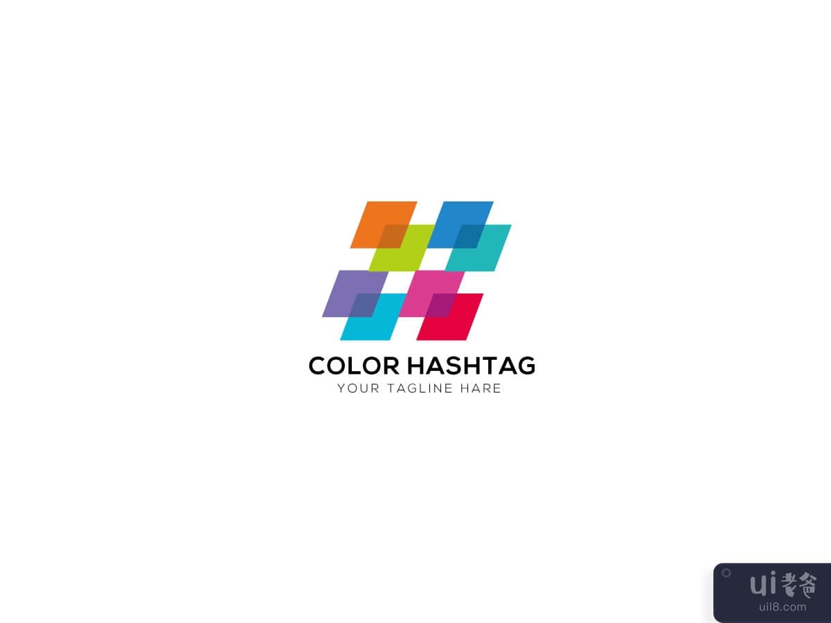 颜色标签徽标(Color Hashtag Logo)插图2
