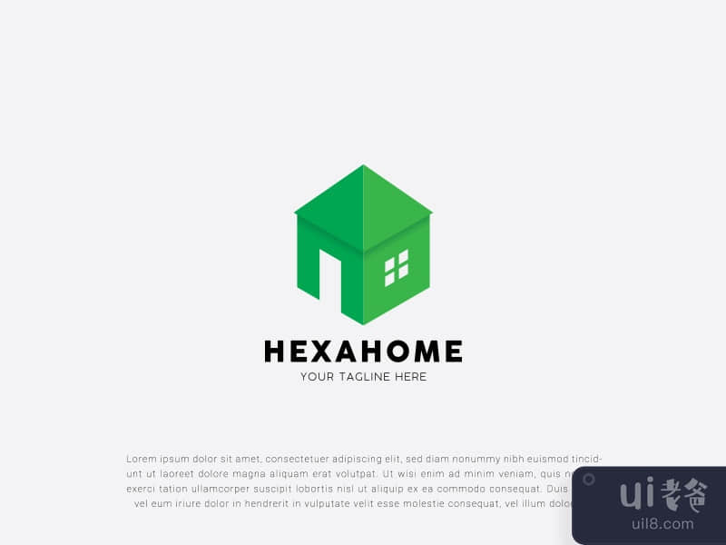 Abstract real estate home logo vector design template