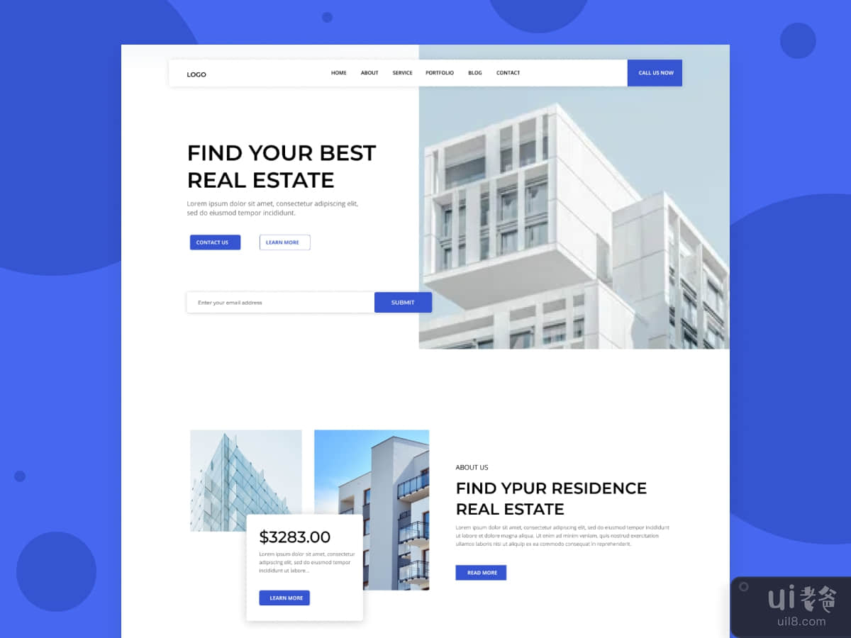 房地产网站设计(Real estate website design)插图