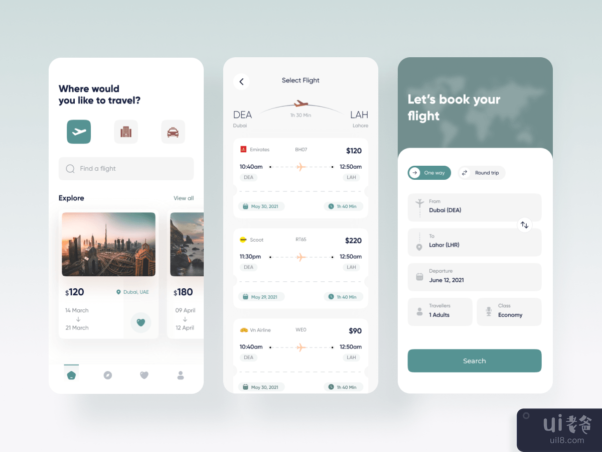 Flight Booking Mobile App