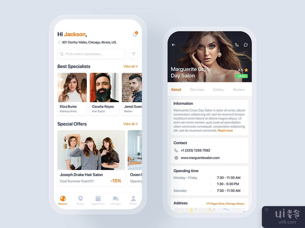 Hair Salon mobile concept