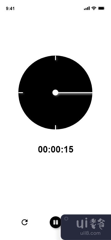 时钟界面(Clock UI)插图