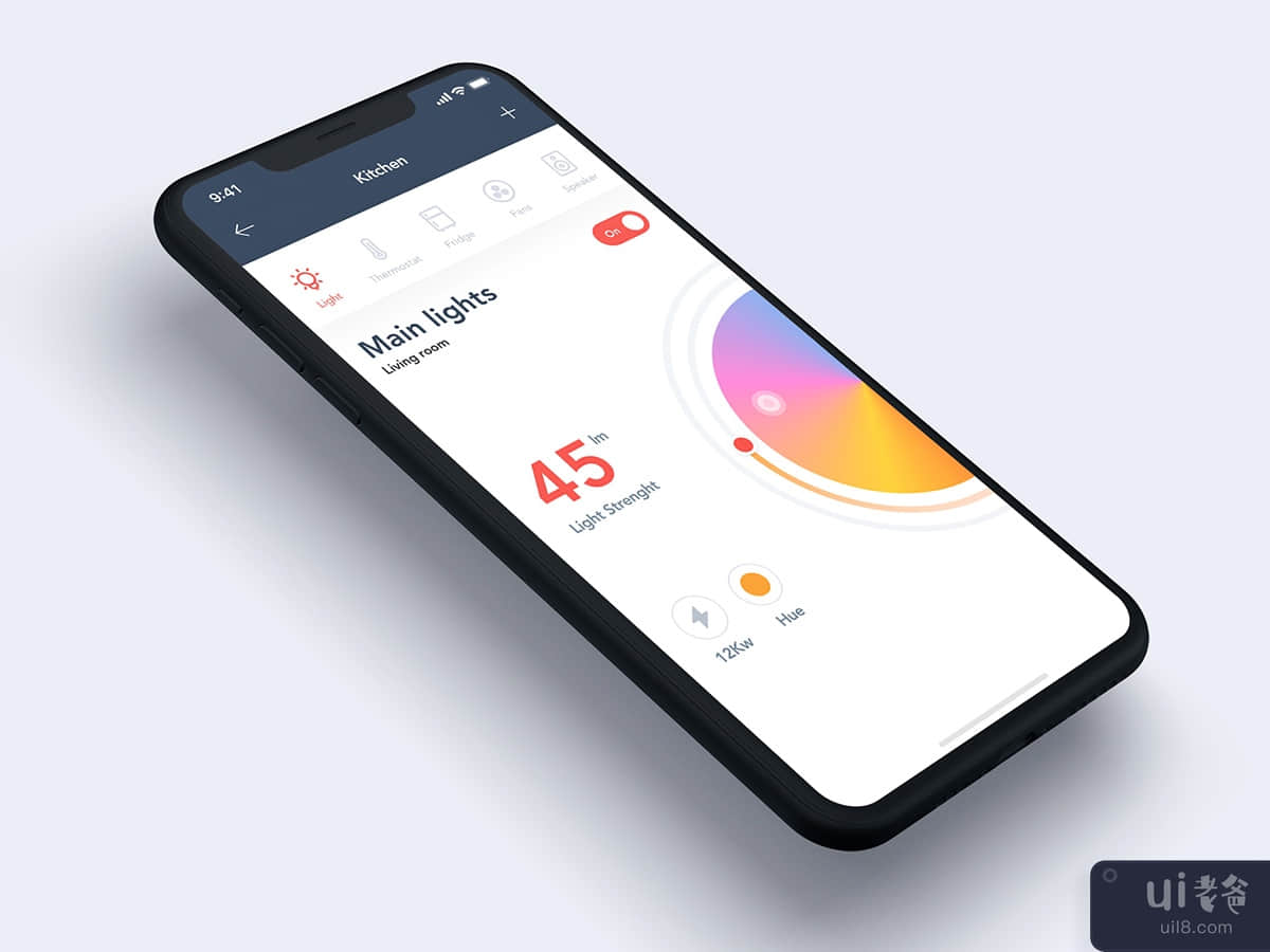Smart Home mobile App UI Concept