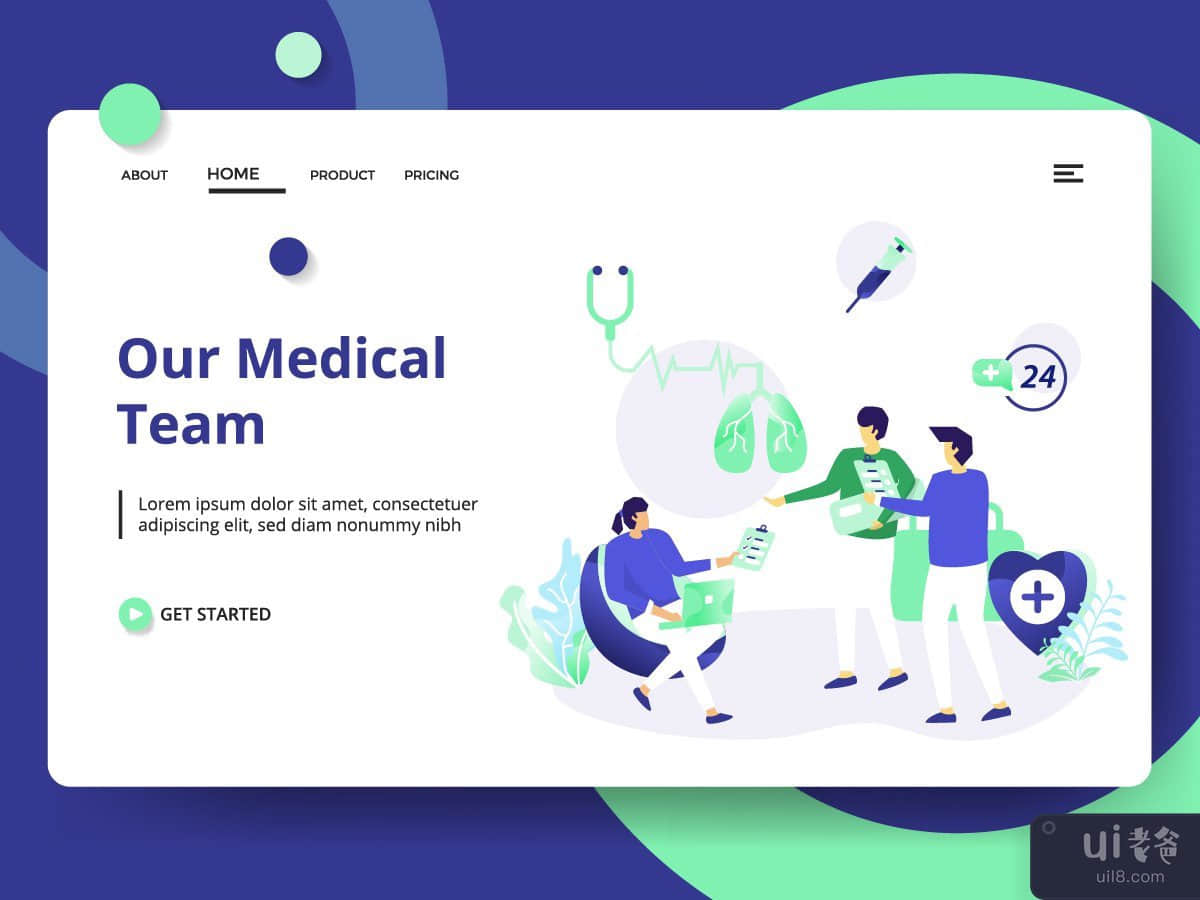 Landing page Our Medical Team