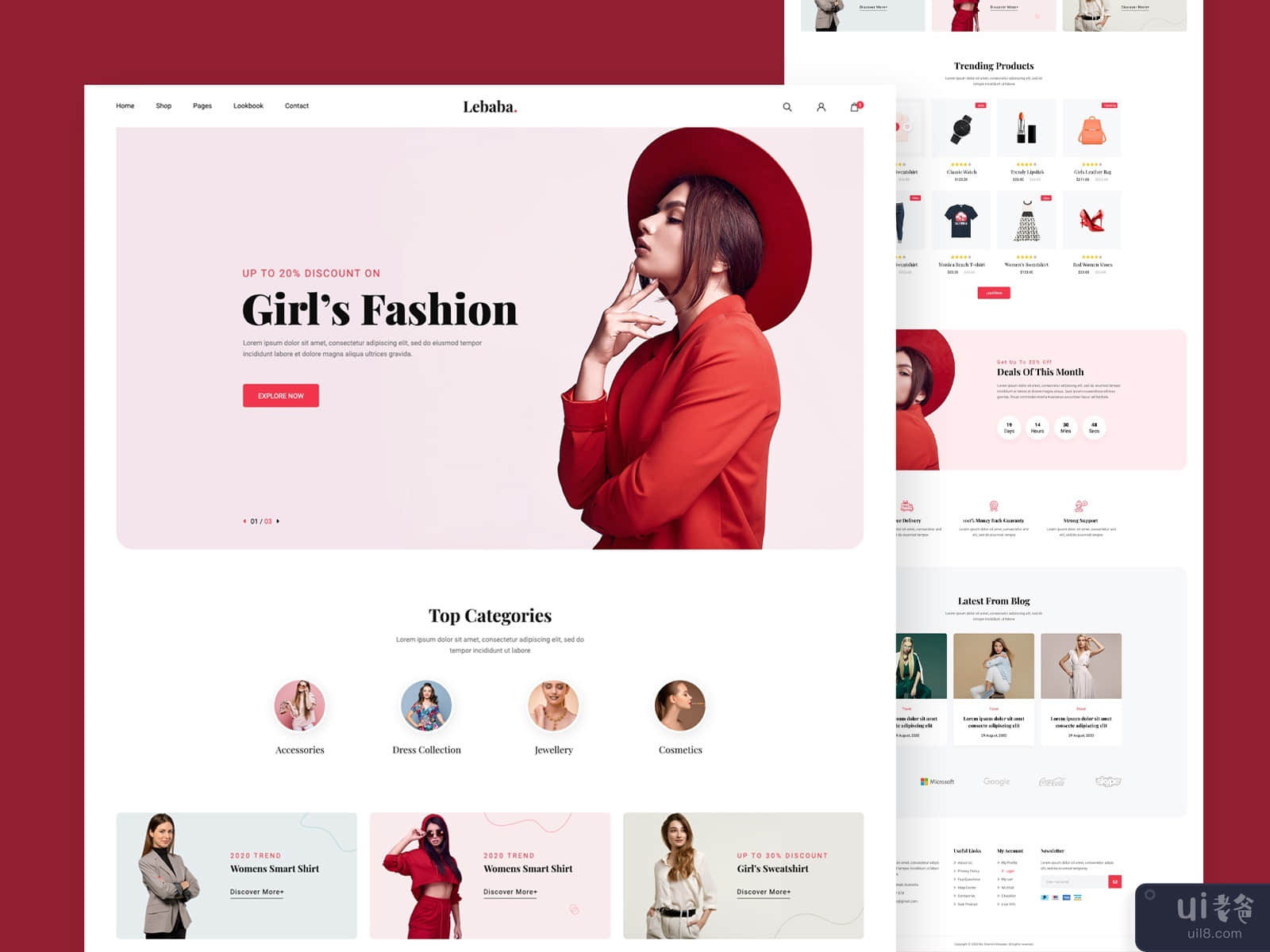 Fashion E commerce Landing Page