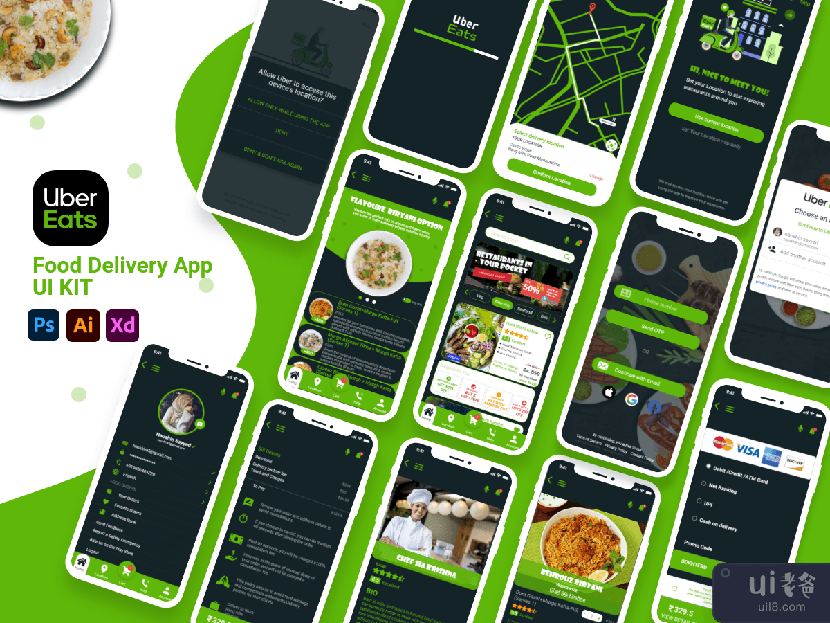 优步吃应用(Uber Eats App)插图