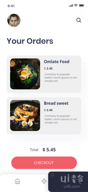 美食App UI设计(Food App UI Design)插图