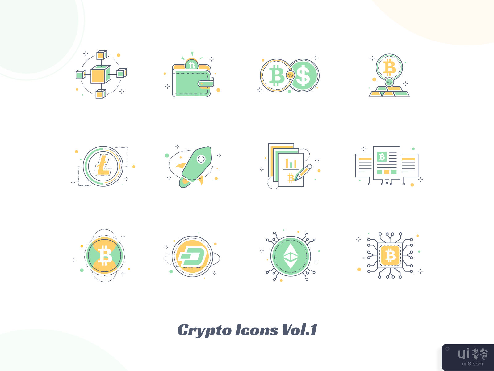 加密图标 Vol.1(Crypto Icons Vol.1)插图