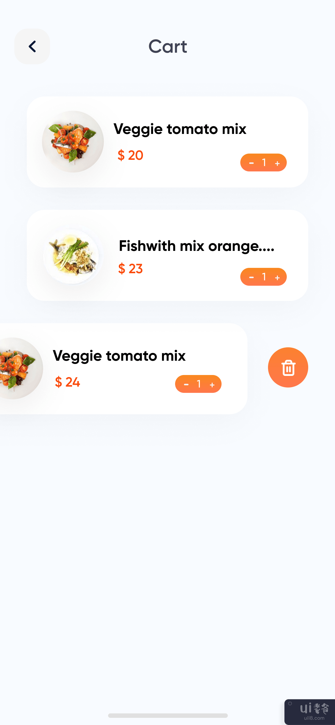 食品应用程序设计(Food App Design)插图