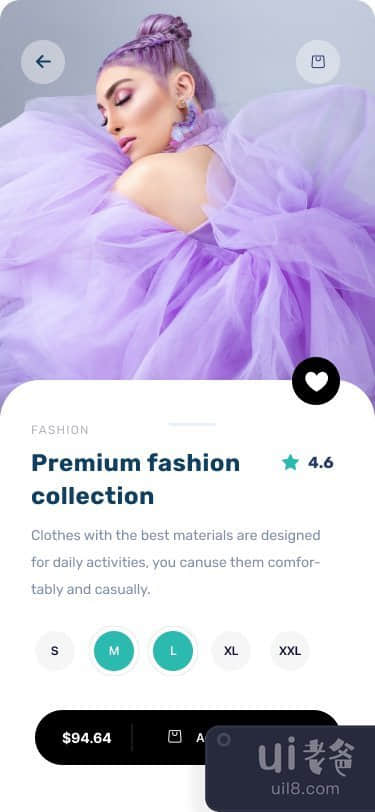 时尚手机应用程序(Fashion Mobiel App)插图1