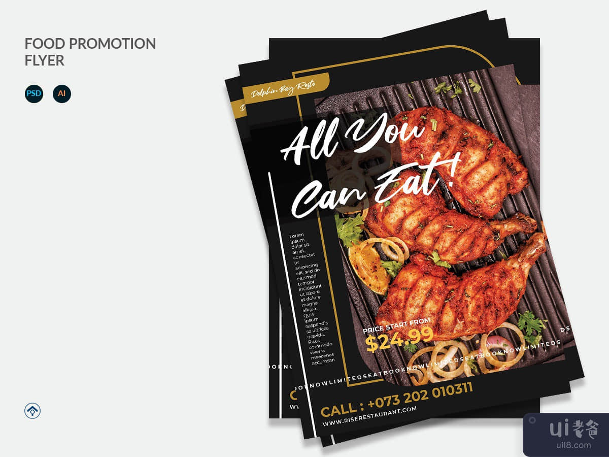 Roast - Food Promotion Flyer