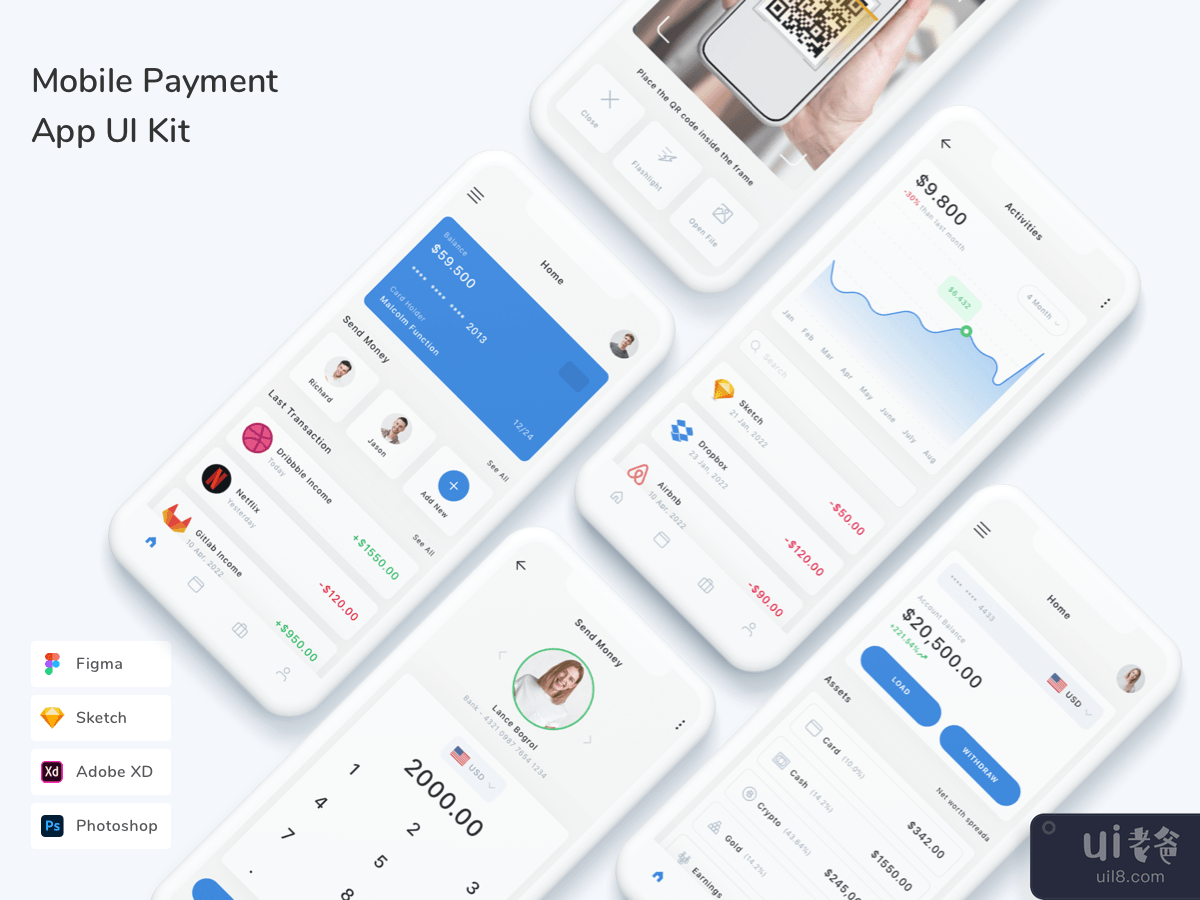 Mobile Payment App UI Kit