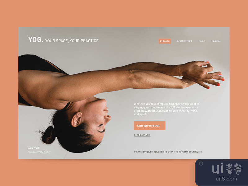 Yoga Landing Page